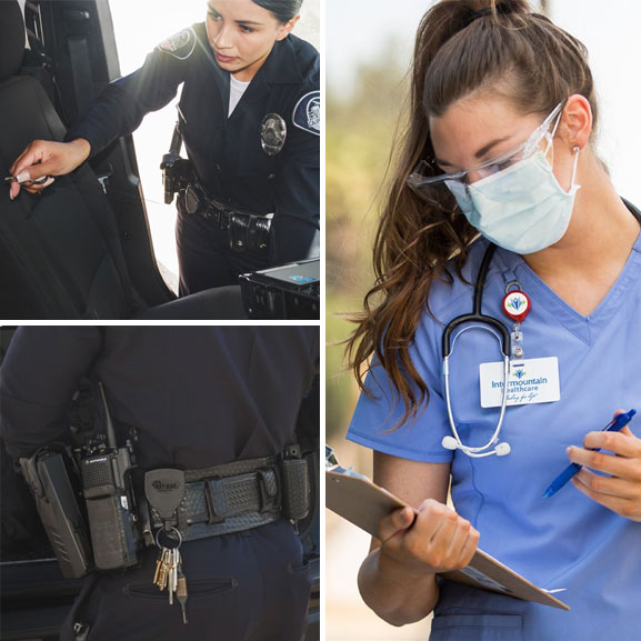 Key-Bak-kelat vartijoille ja poliiseille