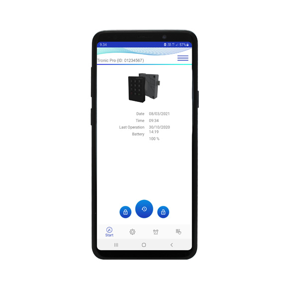 Keya Control kalustelukkojen hallintasovellus