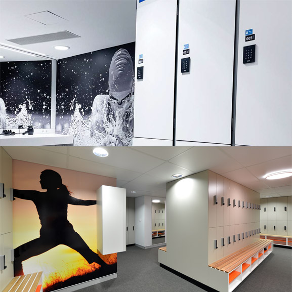 Koodilukkoja kuntosalille