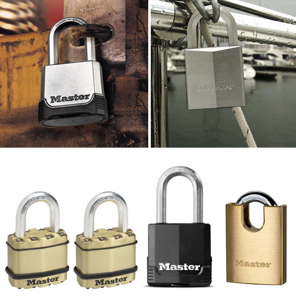Master Lockin valikoimassa on runsaasti erilaisia riippulukkoja