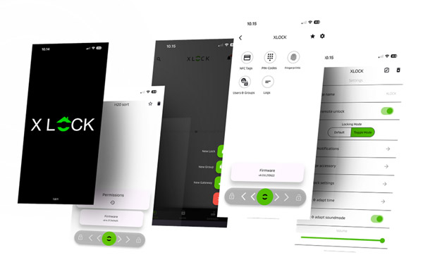 Xlock puhelin applikaatio