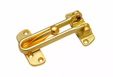 Messinkinen oven varmuussalpa sis=C3=A4=C3=A4np=C3=A4in aukeavaan ovee=
n. - Varmuusketjut - 301010 - 1