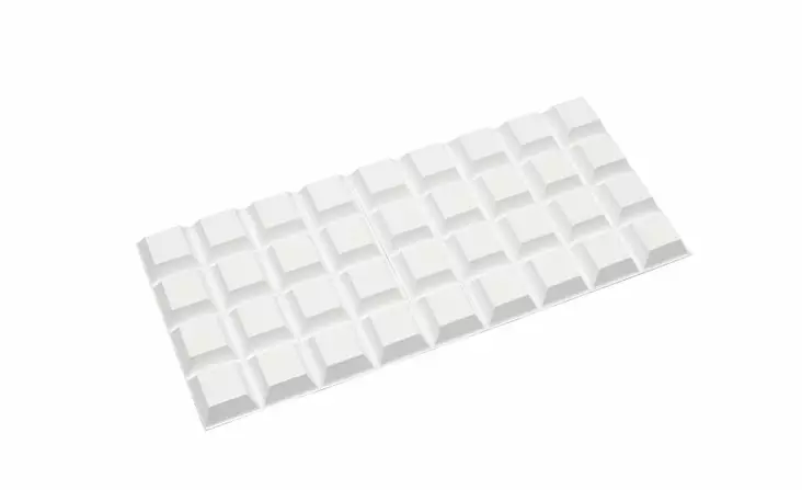 Neliskulmainen painikenasta tarralla. - Painikenastat - 404010 - 1