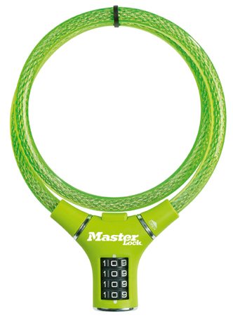 Numerokoodilla toimiva vaijerilukko. - Polkupyörän lukot ja lukitusvaijerit - 206051 - 1