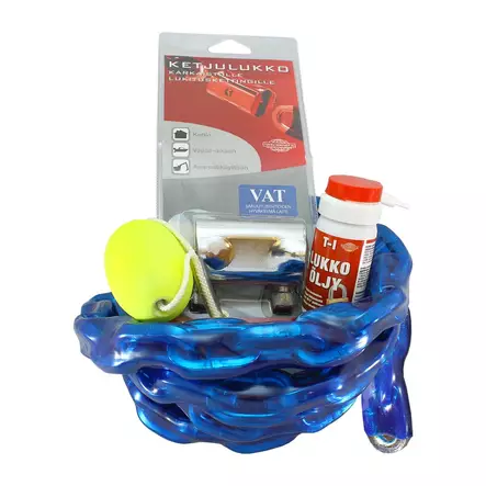 Veneilij=C3=A4n lukitussetti karkaistulla kettingill=C3=A4 - Lukituskettingit - 208032 - 1