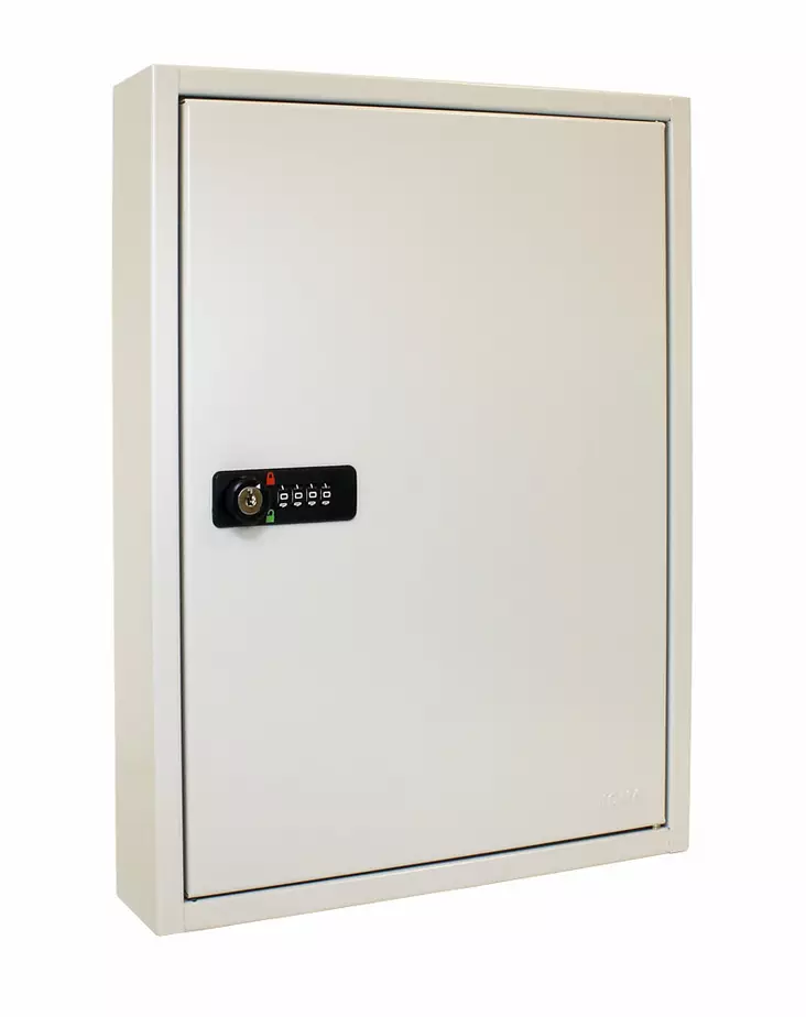 Vaalean harmaa avainkaappi numerolukolla. - Kotelot ja kaapit - 413062 - 1