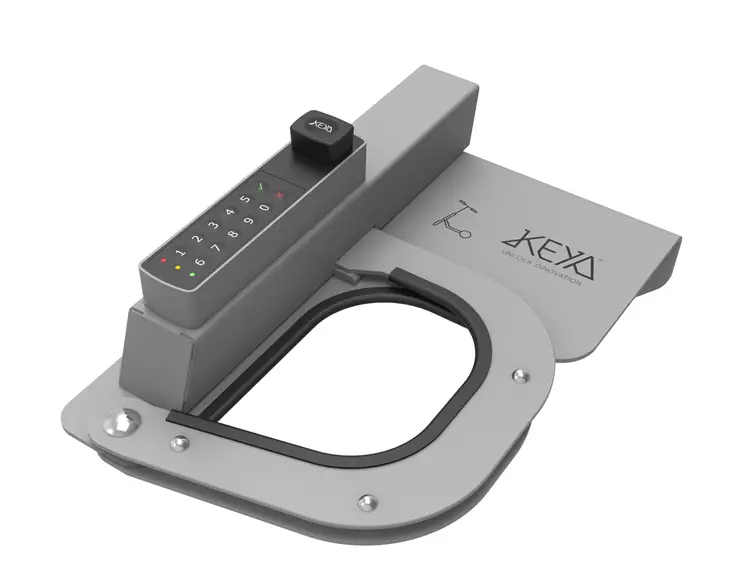 Potkulautaparkki elektronisella kalustelukolla - Elektroniset kalustelukot - 203152 - 1