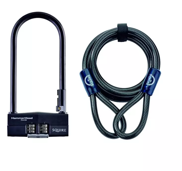 Lukituspaketti polkupy=C3=B6r=C3=A4ilij=C3=A4lle - Polkupyörän lukot ja lukitusvaijerit - 206062 - 1