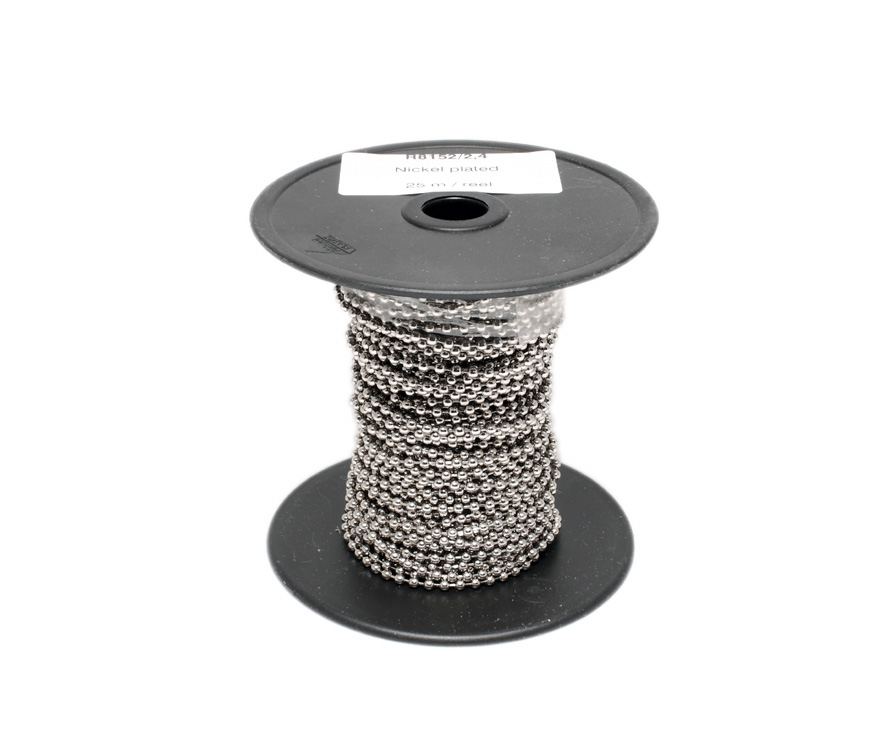 Palloketju Ms nikl 2 4mm 25m rulla R 8152 2 4 Tukku Immonen Oy 