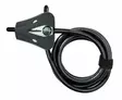 Vaijerilukko Python 5mmx180 mm, musta - Polkupyörän lukot ja lukitusvaijerit - 206043 - 1