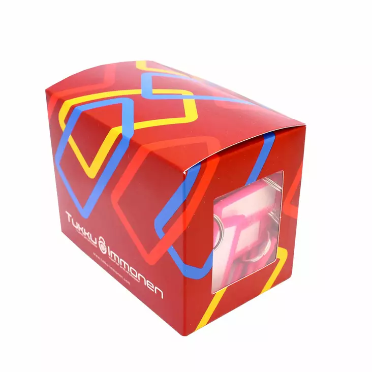 Neon pinkki avaimenper=C3=A4 100 kpl. - Avaimenperät - 102043 - 1