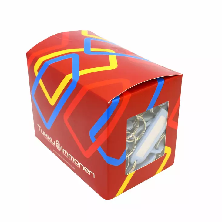 Vaalean sininen avaimenper=C3=A4 100 kpl. - Avaimenperät - 102033 - 1