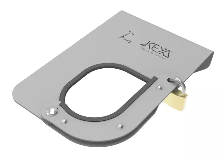 Potkulautaparkki riippulukolla - Mekaaniset kalustelukot - 203153 - 1