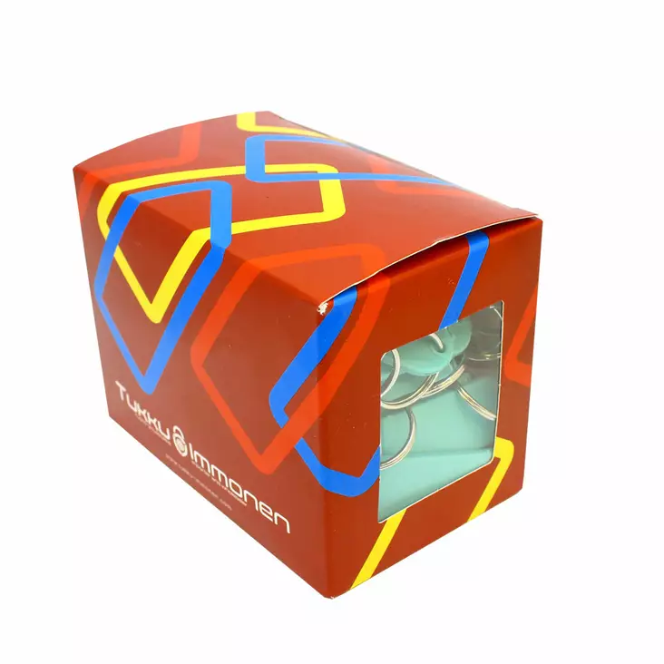 Turkoosi avaimenper=C3=A4 100 kpl. - Avaimenperät - 102034 - 1