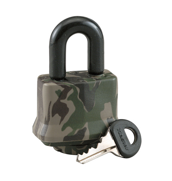 Maastokuvioitu, s=C3=A4=C3=A4nkest=C3=A4v=C3=A4 riippulukko - Riippulukot - 201024 - 1