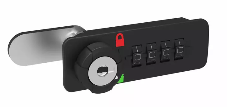 Nelinumeroinen koodikalustelukko - Mekaaniset kalustelukot - 203136 - 1