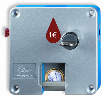 Kolikolla toimiva kalustelukko. - Mekaaniset kalustelukot - 203066 - 1