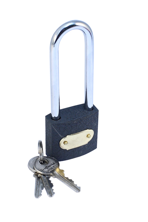 Pitk=C3=A4sankainen ter=C3=A4sriippulukko 40mm. - Riippulukot - 201036 - 1