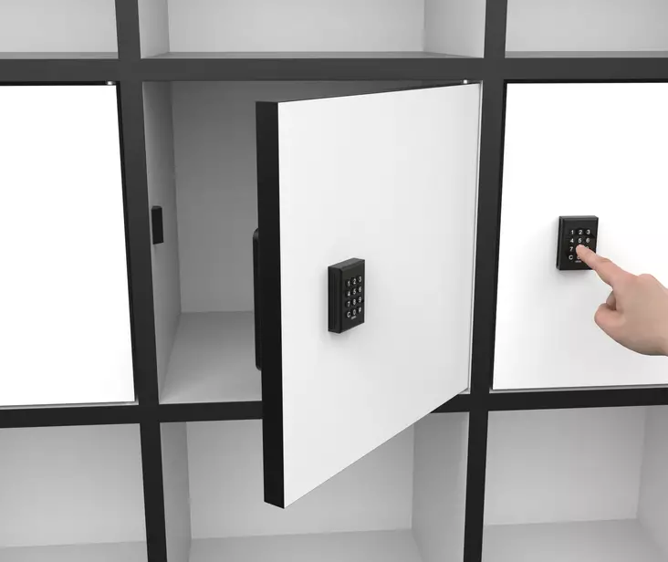 Kalustelukko PIN-koodillisella nÃ¤ppÃ¤inpaneelilla - Elektroniset kalustelukot - 213007 - 1