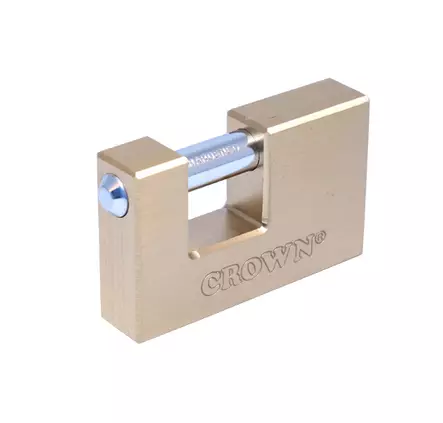 Messinkiriippulukko Crown 75mm - Riippulukot - 201028 - 1