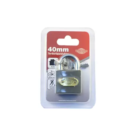 Ter=C3=A4sriippulukko 40 mm, IP-pakkaus. - Riippulukot - 201118 - 1