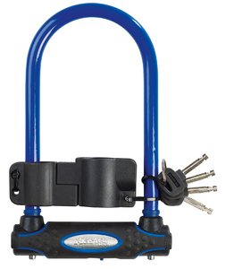 U-kaarilukko, sininen, 210x110mm - Polkupyörän lukot ja lukitusvaijerit - 206048 - 1