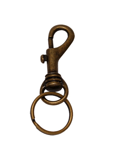 Karabiinihaka 65 mm, St/Ant - Avaimenperähaat - 105009 - 1