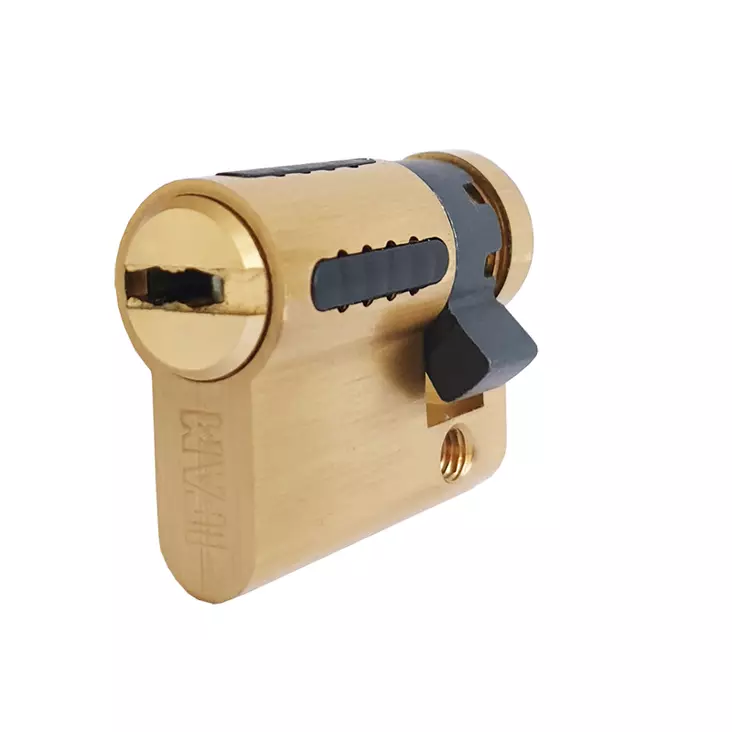 Messinkinen sylinterilukko 40mm - Mekaaniset kalustelukot - 203149 - 2